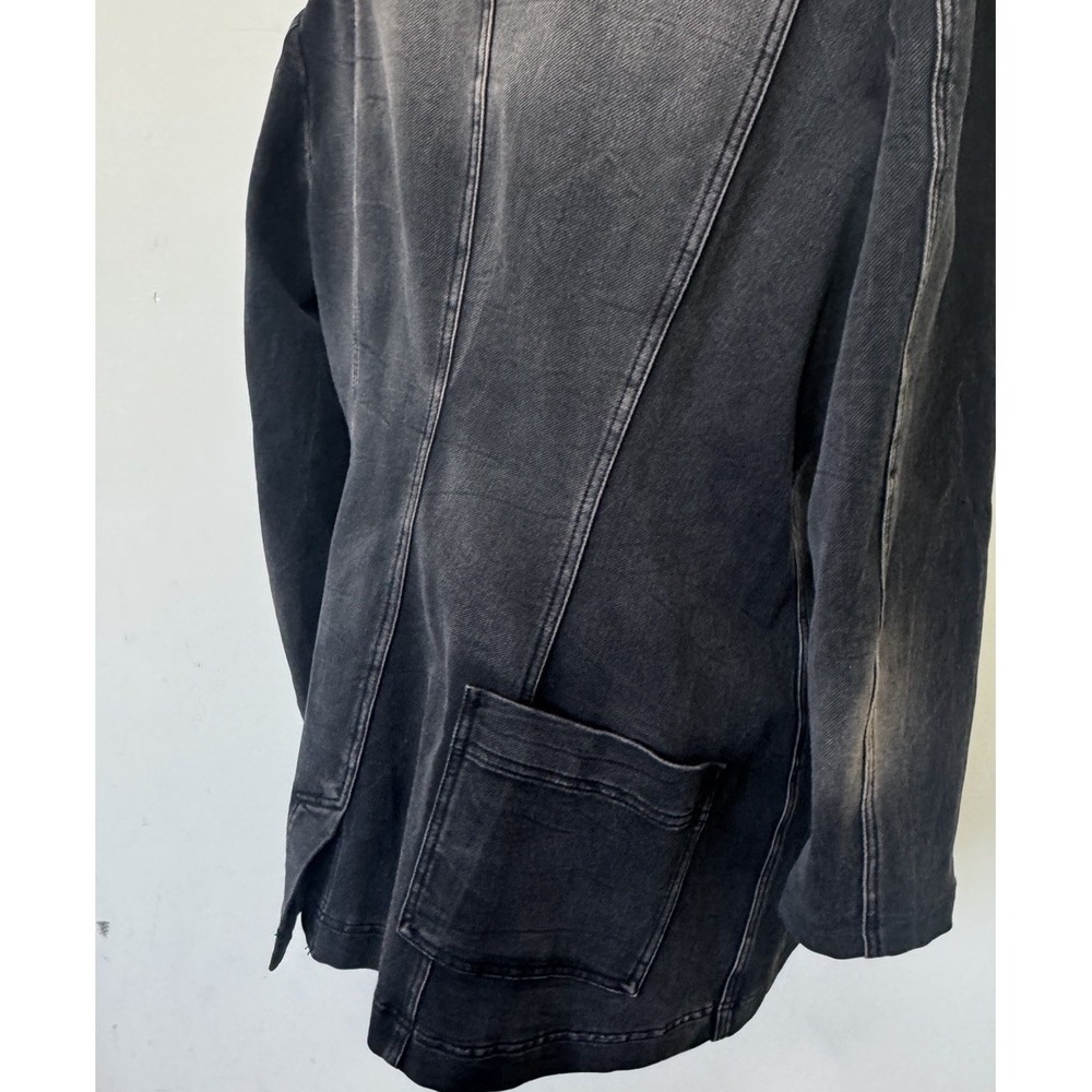 Rundholz Black Label Patana Plantations Denim Jacket Womens XL Black - Picture 10 of 14